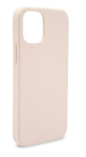 Puro Icon Baksidedeksel for iPhone 12/12 Pro - Pulverrosa - Silikon