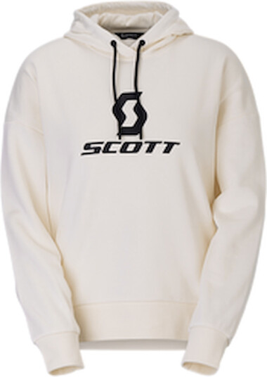 SCOTT Icon LS hvit hoodie dame
