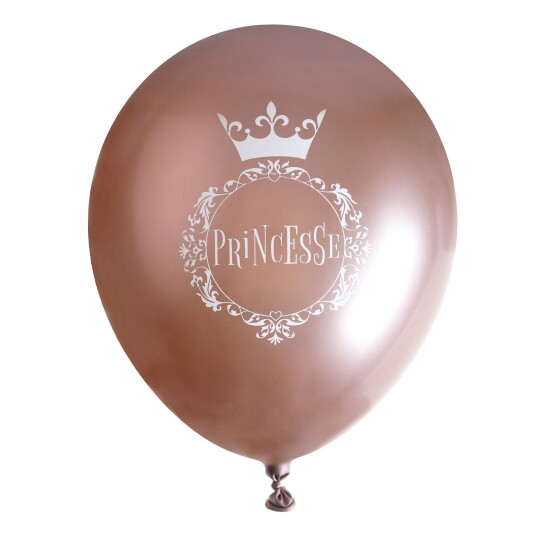 Santex Ballonger Prinsesse Roségull - 6-pakning
