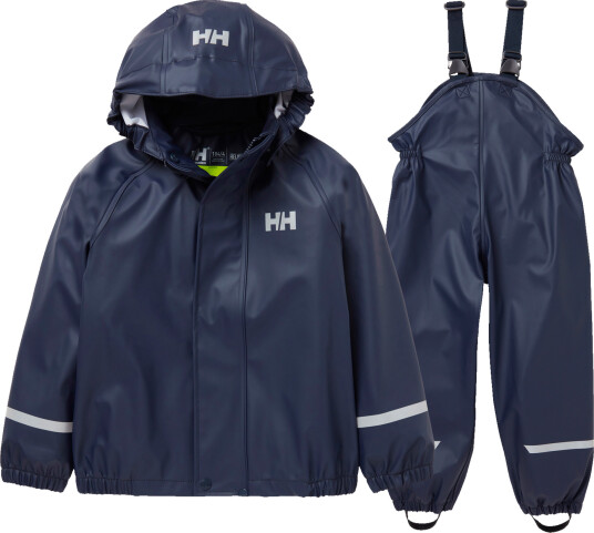 Helly Hansen Bergen 2.0 PU Rainset, regnsett barn 5 597 NAVY