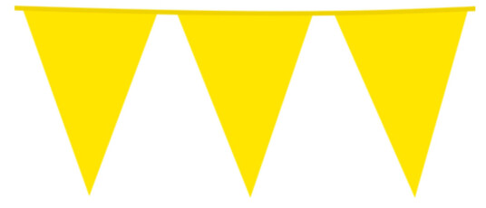 Globos Europe Flaggirlander Gul - 10 meter