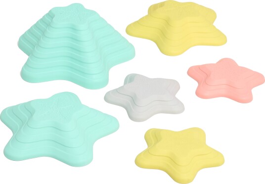 Cloudberry Castle Balansesteiner 6-Pakning Pastell