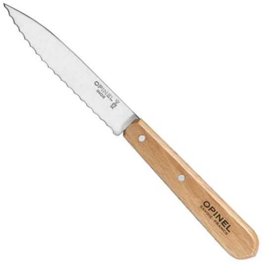 Opinel Skrellekniv Tagget 10cm Bøk Opinel Skrellekniv Tagget 10cm Bøk