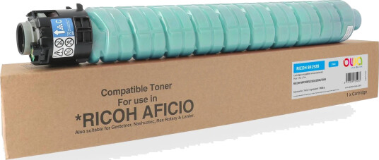 TB Toner Cyan (9.500 sider) erstatter Ricoh 841928/841921(30-264) TB Premium toner