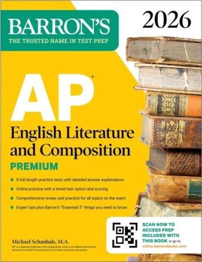 AP English Literature and Composition Premium 2026: Prep Book with 8 Practice Tests + Online Practice AP English Literature and Composition Premium 2026: Prep Book with 8 Practice Tests + Online Practice