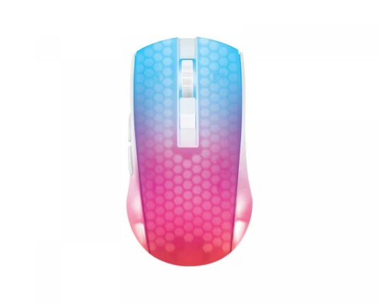 WM89 Trådløs Semi-Transparent RGB Gaming Mus - Hvit WM89 Trådløs Semi-Transparent RGB Gaming Mus - Hvit
