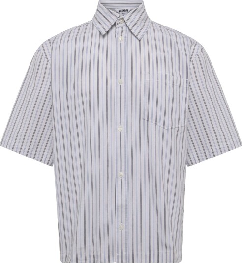 Weekday Boxy Short Sleeved Cotton Shirt White M