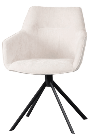 Trend Collection JOHNSON Svingbar Spisestol Crown Ecru