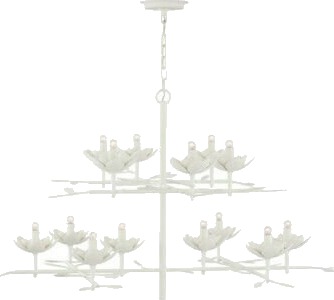 Cristol 43" Flush Mount Polished Nickel