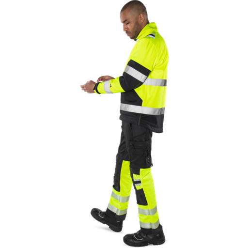 Fristads Byxa Stretch 2705 Plu, Klass 1 Varsel Gul/svart C56 Fristads Byxa Stretch 2705 Plu, Klass 1 Varsel Gul/svart C56