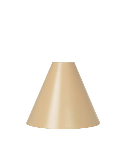 Broste Copenhagen Lampeskærm "Gine" - Beige - Ø27CM