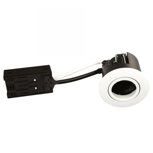 10-pakning Luna Quick install GU10 IP44 matt hvit