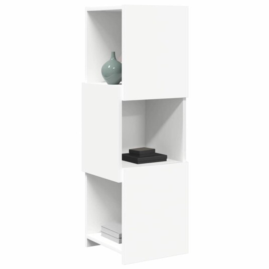  Hjørneskap Hvit 30,5x30x95cm Konstruert tre