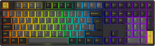Akko 5108B Plus Trådløst Gaming Tastatur RGB med V3 Cream Blue Pro Switch - Svart