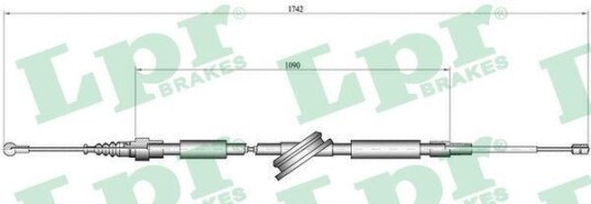Bremsewire LPR C0048B
