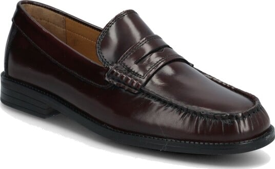 Jack & Jones Jfwpennybar Leather Loafer Sn   Burgundy   43