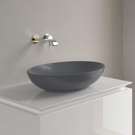 VILLEROY & BOCH LOOP & FRIENDS OVAL SERVANT C+ 56X38 U/OVERLØP GRAPHITE
