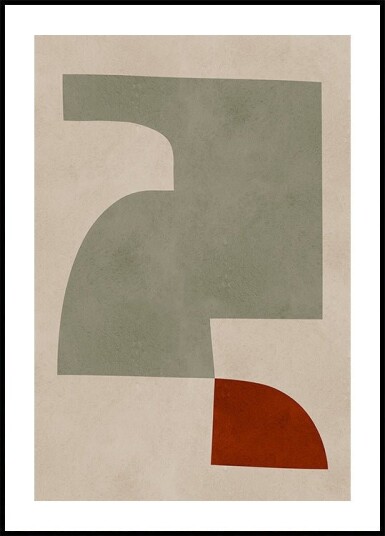 Expressive conceptual forms 3 Poster Plakat / 70x100cm
