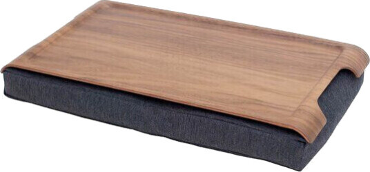 Bosign Laptray knebrett anti slip 43x23 cm valnøtt/grå Bosign Laptray knebrett anti slip 43x23 cm valnøtt/grå