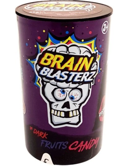 Brain Blasterz Sour Berry   Supersure Sukkertøy med Bærsmaker 48 gram