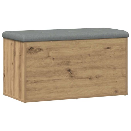  Oppbevaringsbenk artisan eik 82x42x45 cm konstruert tre 8721158446121