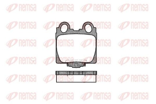 Bremseklosser REMSA 0743.04