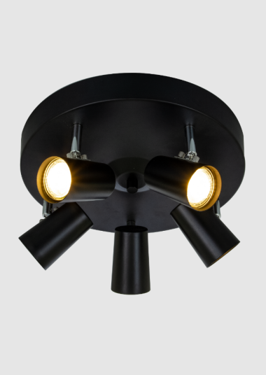 Aneta Lighting Pilot takspot 5 lys sort 1639058-01-0 1639059-02-0 Aneta Lighting Pilot takspot 5 lys sort 1639058-01-0 1639059-02-0