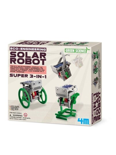 4M Eco-Engineering/3-in-1 mini solar robot