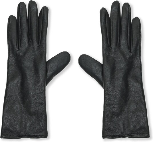 Vero Moda Vmmary Leather Gloves   BLACK   M/L