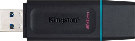 Kingston Datatraveler Exodia 64 Gb, Usb 3.2 Gen 1, Black/teal Kingston Datatraveler Exodia 64 Gb, Usb 3.2 Gen 1, Black/teal