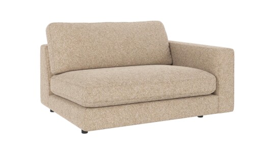 Rowico Home Duncan 1,5 seters ende H Beige Bobby 2 129 x 103 x 78 cm Beige