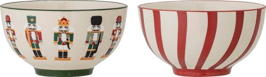 Bloomingville Jolly Bowl sett med 2 stk. Flerfarget