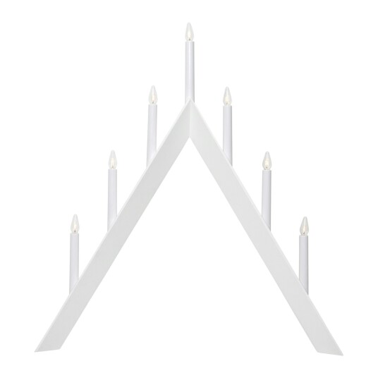 Star Trading Arrow Hvit Adventsstake med LED belysning, 60 cm