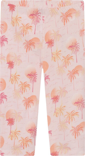 Minymo Leggings 3/4 Aop Pink 116