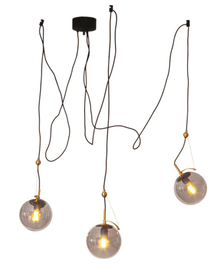By Rydens Carry taklampe 3 grå