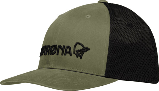 Norrøna /29 Mesh Flexfit Cap S/M, Olive Night/Caviar Norrøna /29 Mesh Flexfit Cap S/M, Olive Night/Caviar