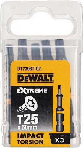 Dewalt Bits torx t25 50mm torsion 5 stk dt7396t