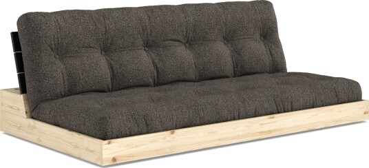 Karup Design Base Sovesofa Svart Natt/642 Mellow Brown