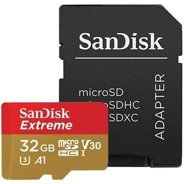 Sandisk Minnekort - MicroSDHC Extreme 32GB100MBs