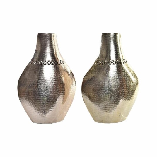 Dkd Home Decor Vase Dkd Home Decor Kopper 28 X 11 X 41 Cm Gyllen Aluminium Araber Gjengeskjærer (2 Enheter)