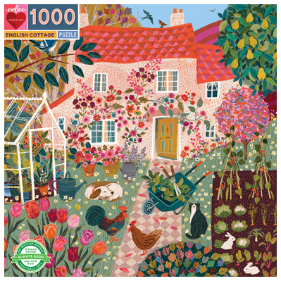 eeBoo Puzzle 1000 pcs English Cottage EPZTCGE