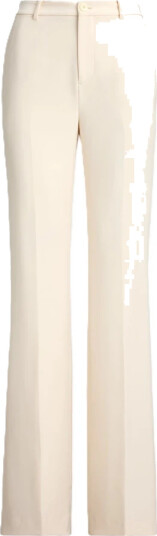 Lauren Ralph Lauren City Crepe Wvn Pants   Cream   34