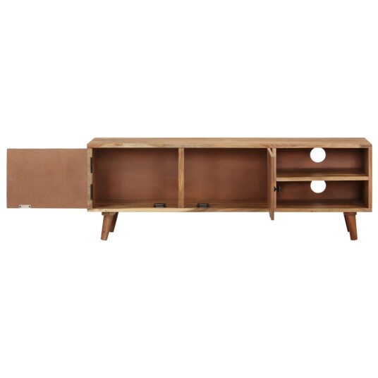 vidaXL TV-benk 115x30x39 cm heltre akasie