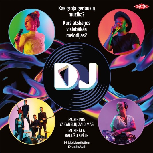 Northix DJ Music Board Game: Spill populærmusikk på latvisk og litauisk 60428