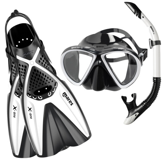 Mares Set X-One Marea, snorkelsett, unisex LXL (44-47) White Mares Set X-One Marea, snorkelsett, unisex LXL (44-47) White