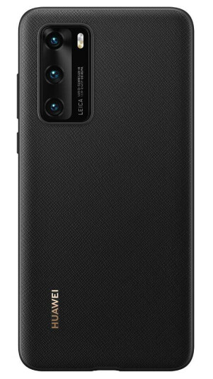 Huawei Original Huawei P40 PU Deksel - Svart Huawei Original Huawei P40 PU Deksel - Svart