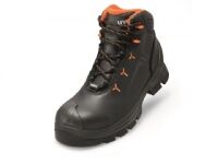 Uvex 65232, Unisex, Voksen, Vernestøvler, Svart, Oransje, ESD, HI, HRO, S3, SRC, Lisselukking