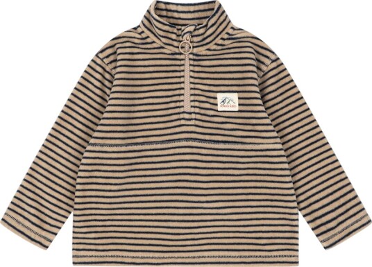 Konges Sløjd Fleecegenser Tavi Stripe Havet Konges Sløjd 3 år (98) Fleecejakke Beige Marineblå