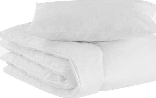 Jotex Baby Barnedyne Med Pute Tralle/vugget Sett 2 Deler Hvit CELINE 22063030180