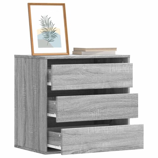 Kommode grå sonoma 60x41x58 cm konstruert tre Kommode grå sonoma 60x41x58 cm konstruert tre